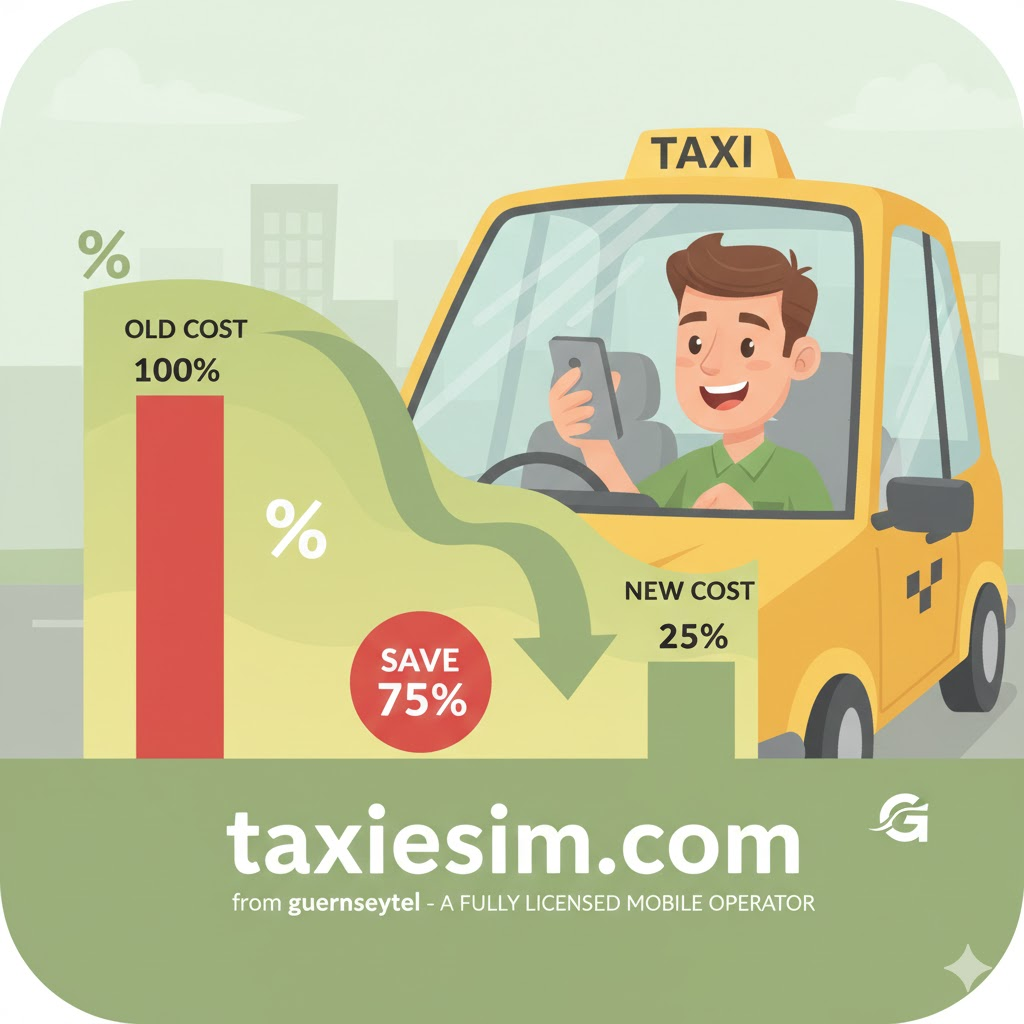 Save around 75% - buy your taxi & M2M eSIM direct